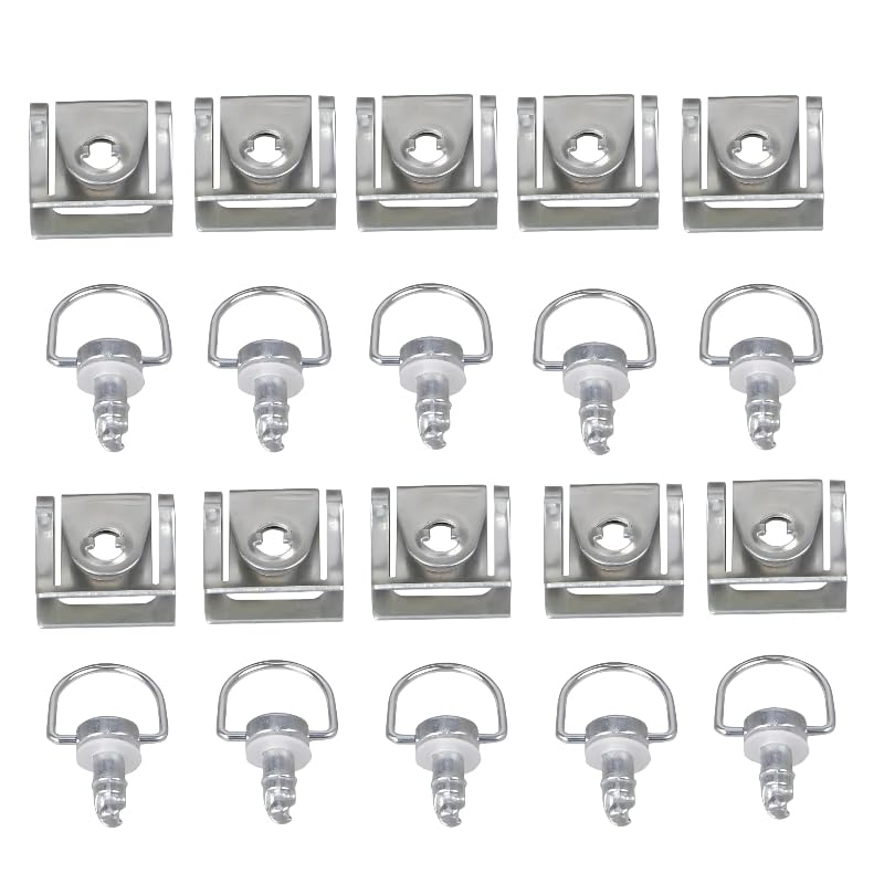 VPZMT Motorcycle 1/4 turn Quick Release Fasteners Fairing Bolts Studs Quarter Turn + Clips Fits for Honda yamaha suzuki kawasaki ducati Aprilia ktm Race Fairings (10) - Image 4